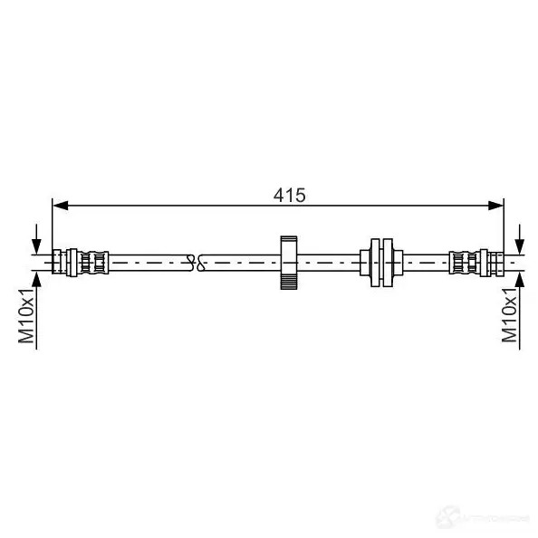 Тормозной шланг BOSCH BH6 41 1987476999 353315 ESQFO