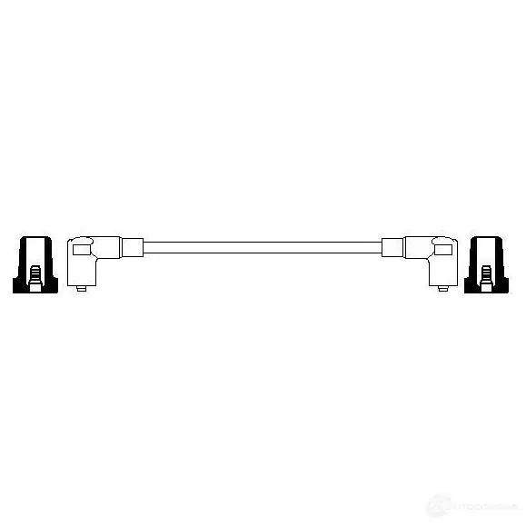 Высоковольтный провод зажигания BOSCH 51 UL XQS2M0 325010 0356912993