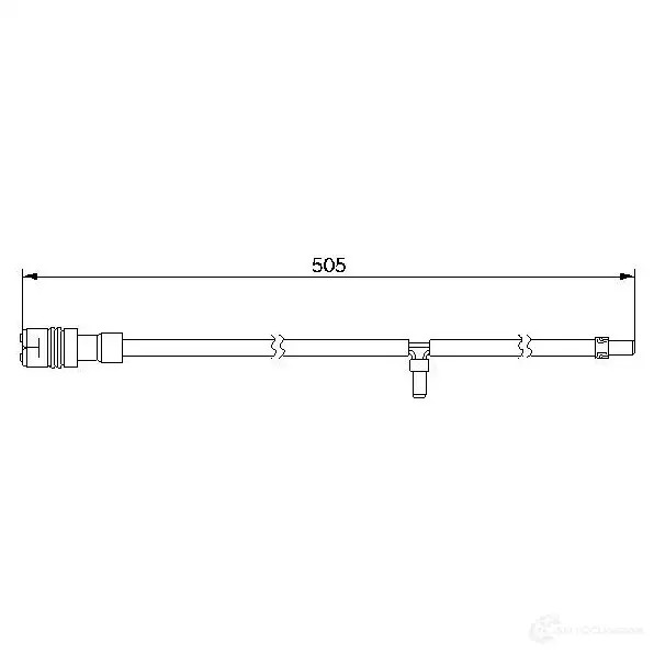 Датчик износа тормозных колодок BOSCH AP242 99 4 352264 1987474994