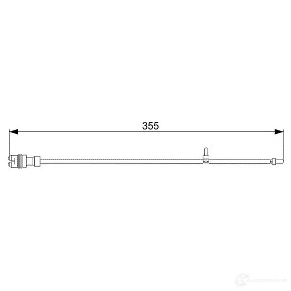 Датчик износа тормозных колодок BOSCH 1987473034 351468 C5C8S AP3 06