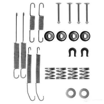 Ремкомплект тормозных накладок BOSCH 1987475131 AS0 98 352351 AW7O2D5