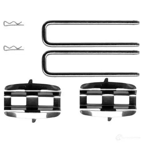 Ремкомплект колодок BOSCH 351589 1987474011 AP01 0 RU5GI7