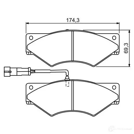 Крышка генератора задняя BOSCH R133 I 1125887019 6998472 3165142968810