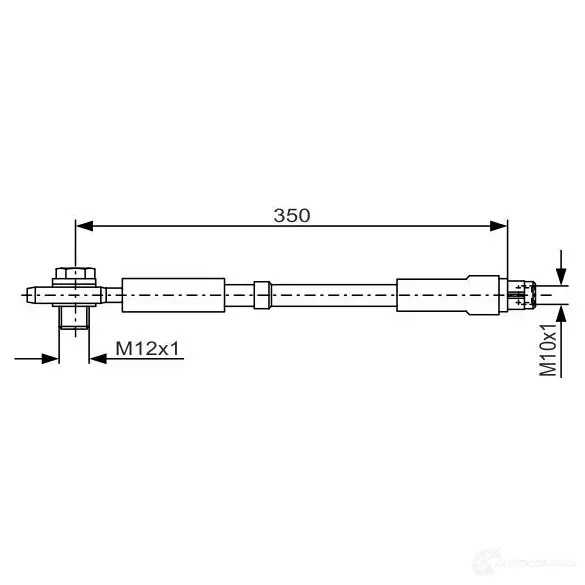 Тормозной шланг BOSCH BH98 3 ZIZ5U 354209 1987481091