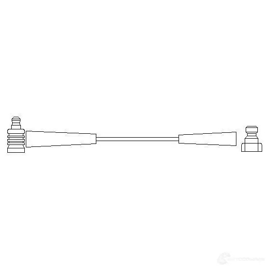 Высоковольтный провод зажигания BOSCH 8N53A2 335292 D 90 0986356136