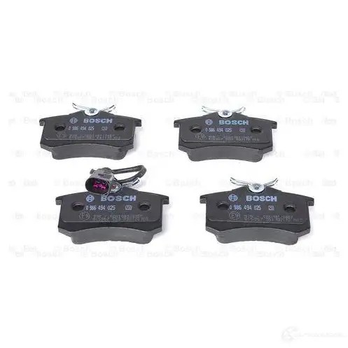Тормозные колодки, комплект BOSCH 20960 BP293 0986494025 342037
