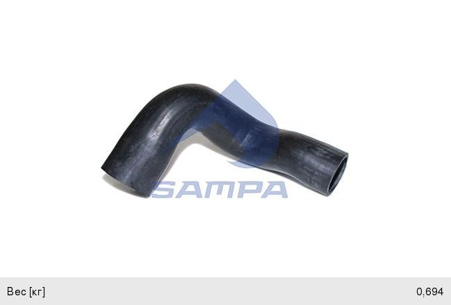 Шланг КАМАЗ-5490 MERCEDES радиатора SAMPA