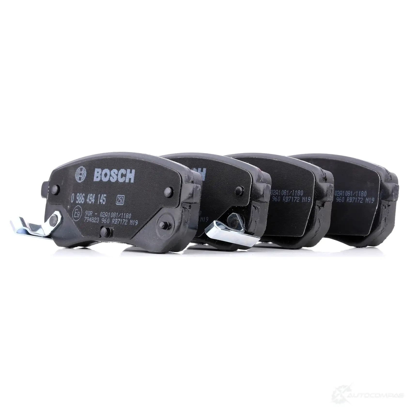 Тормозные колодки, комплект BOSCH 24276 BP1056 342143 0986494145