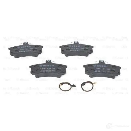 Тормозные колодки, комплект BOSCH 0986494533 21 170 BP1454 342499