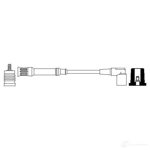 Высоковольтный провод зажигания BOSCH M7FVSU3 0356912896 92 BS 324952