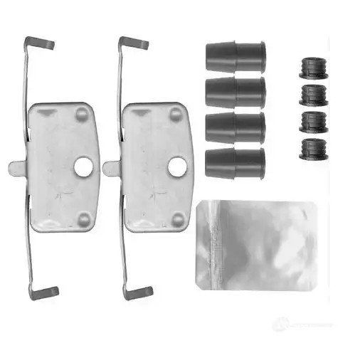 Ремкомплект колодок BOSCH X A1KUZ 1987474761 352116 4047025652735