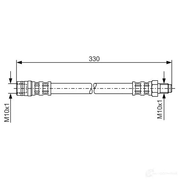 Тормозной шланг BOSCH 352642 BH05 1 ARTWC 1987476081