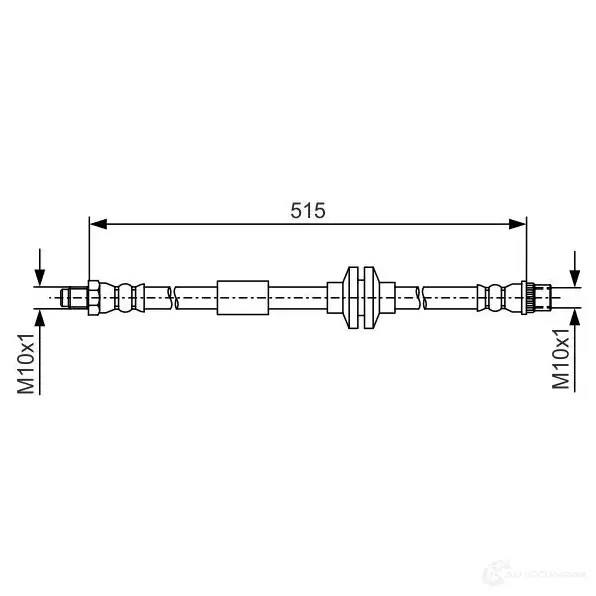 Тормозной шланг BOSCH 99B831 BH1 904 1987481a16 1193508842