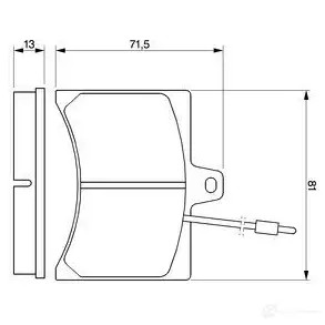 Тормозные колодки, комплект BOSCH BP676 0986465941 20 594 337910