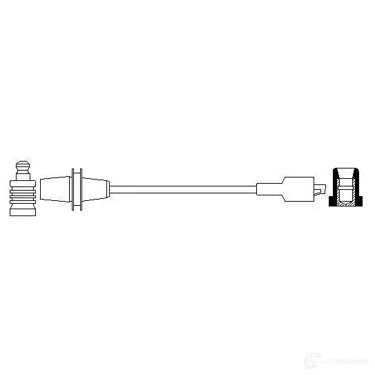 Высоковольтный провод зажигания BOSCH 0986356076 L8ZRJSR 335233 N 90