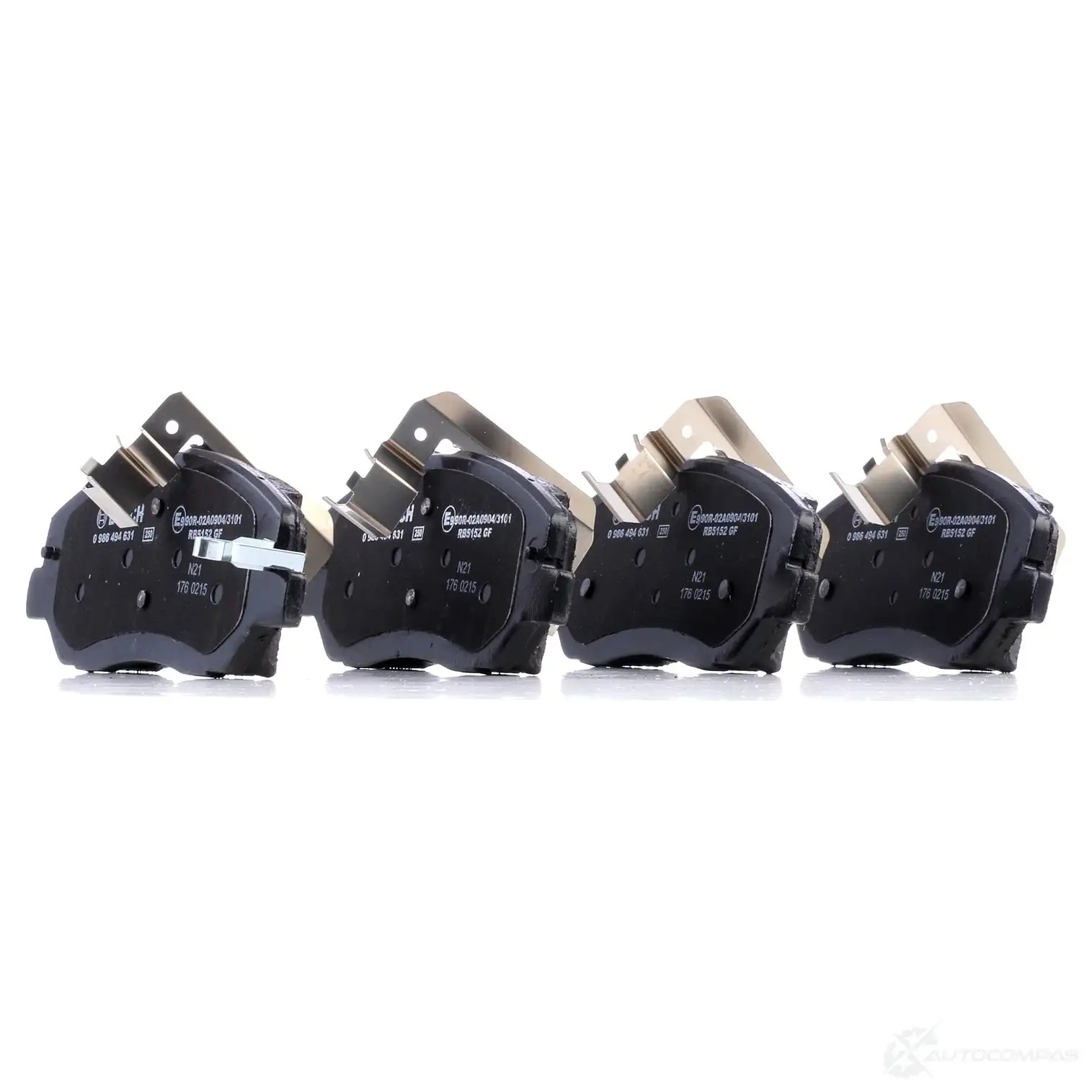 Тормозные колодки, комплект BOSCH 24 351 8322-D1202 1193483732 0986494631