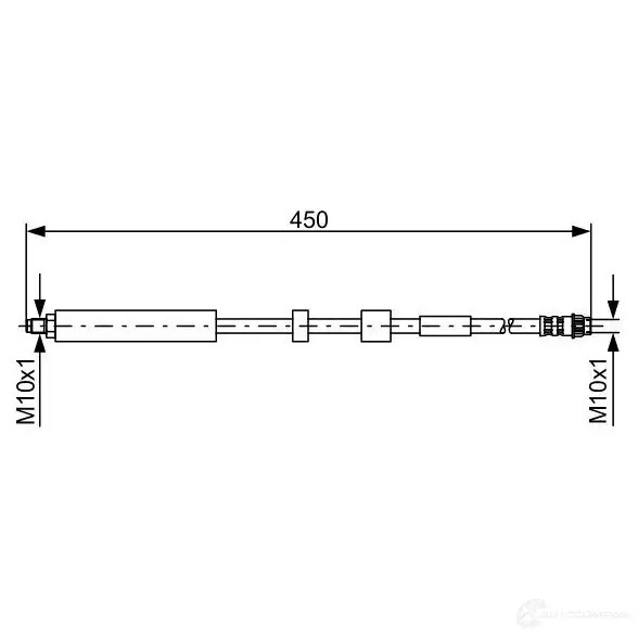 Тормозной шланг BOSCH BH9 43 354170 IEXTN 1987481051