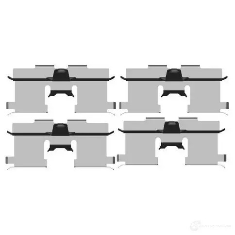 Ремкомплект колодок BOSCH 1987474438 S8GLCQQ 351875 AP49 3