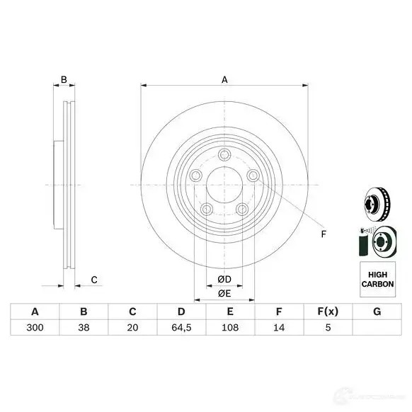 Тормозной диск BOSCH 0986479f67 RAENT1 V 1437241123