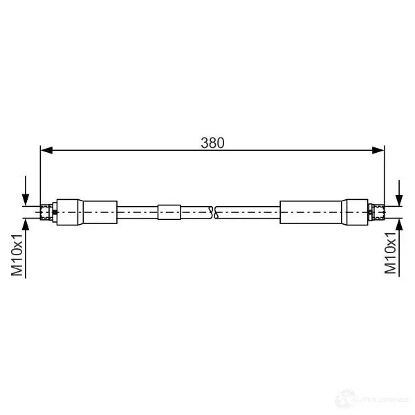 Тормозной шланг BOSCH BH1 216 354430 8PS4W20 1987481324