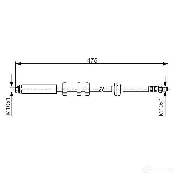 Тормозной шланг BOSCH BH4 38 1987476747 353130 REN8N