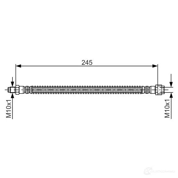Тормозной шланг BOSCH 353270 1987476950 APAVGRB BH59 4