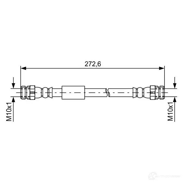 Тормозной шланг BOSCH 354670 1987481577 RJ18YTF BH 1461