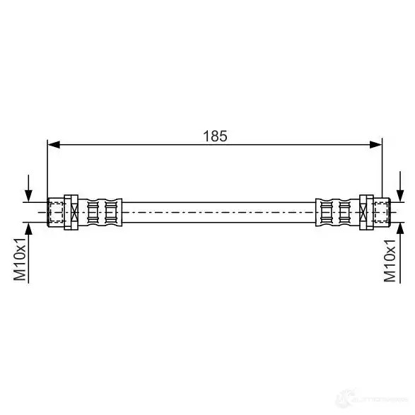 Тормозной шланг BOSCH HEB1059 352903 B H153 1987476458