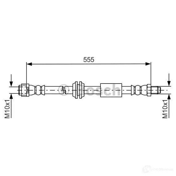 Тормозной шланг BOSCH 1987481751 00KKT2 354844 BH 1635