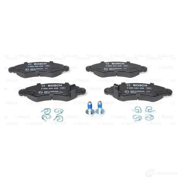 Тормозные колодки, комплект BOSCH 23605 BP299 0986494458 342439