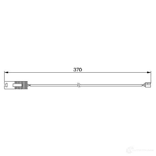 Датчик износа тормозных колодок BOSCH 352225 95 2 AP204 1987474952