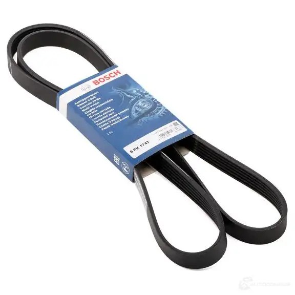 Приводной ремень, поликлиновой BOSCH 357273 1987948360 6 PK 1743 6 PK 1745 (GAS)