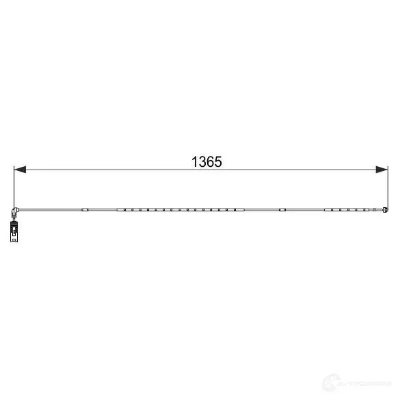 Датчик износа тормозных колодок BOSCH AP2 11 UQI40M 351992 1987474583