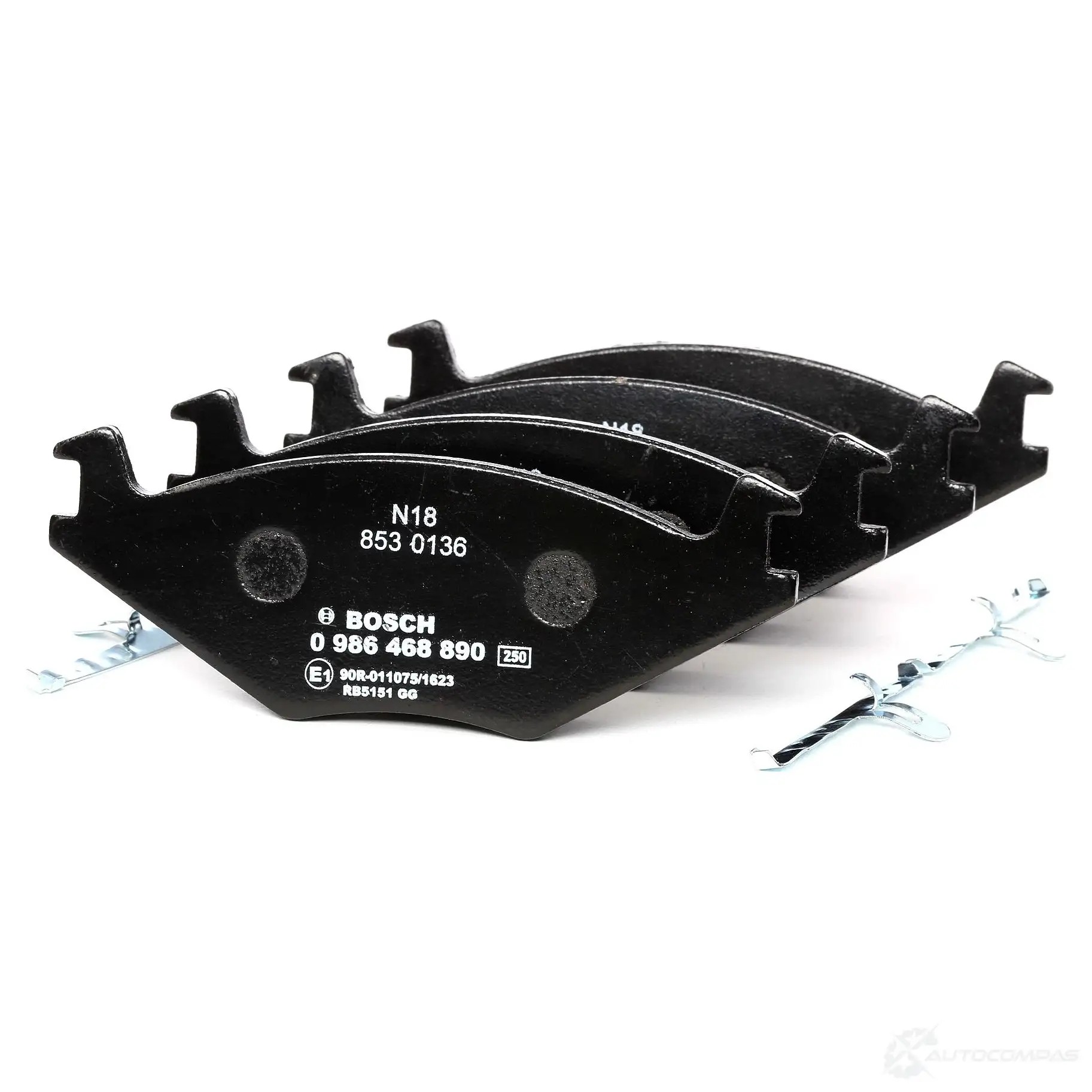 Тормозные колодки, комплект BOSCH 20889 7204D301; 7210D307 337968 0986468890