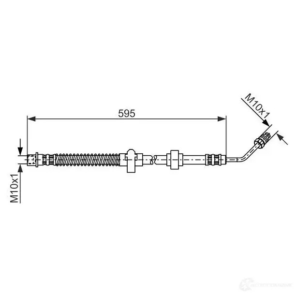 Тормозной шланг BOSCH 352838 1987476374 NNEC1KB BH1 450