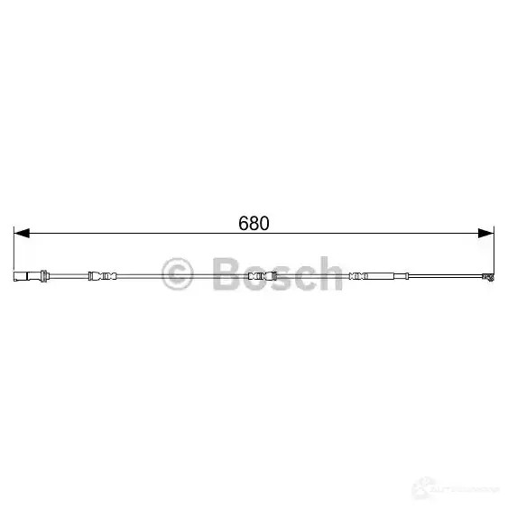 Датчик износа тормозных колодок BOSCH A P1035 351539 1987473542 AL8Q3