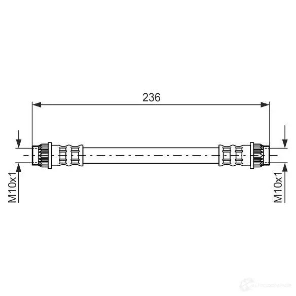 Тормозной шланг BOSCH BH 396 40FFRG 353096 1987476703