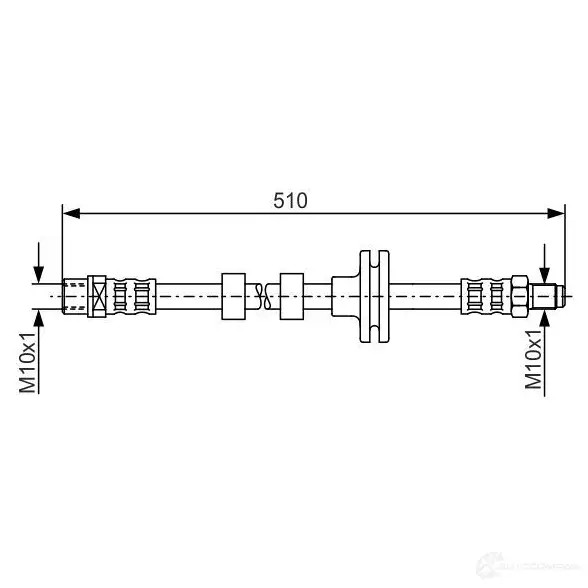 Тормозной шланг BOSCH 1987481157 Y0GETAJ BH 1049 354273
