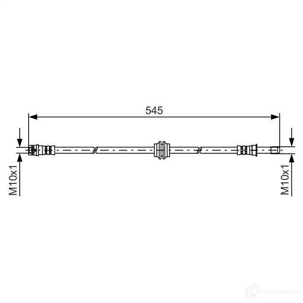 Тормозной шланг BOSCH 704TFN2 BH13 42 354552 1987481454