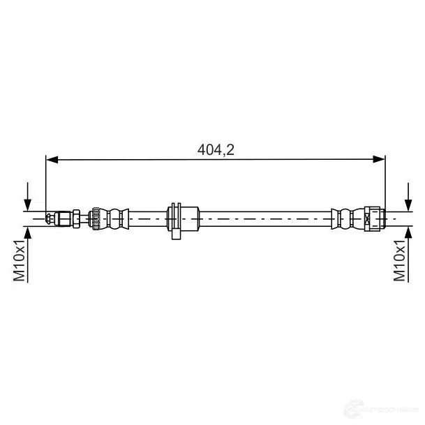 Тормозной шланг BOSCH TZ422B 1987481679 354772 BH 1563