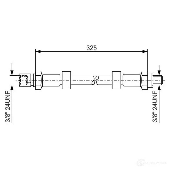 Тормозной шланг BOSCH F2VM3Z 1987476130 BH0 61 352676