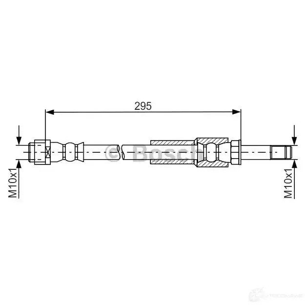Тормозной шланг BOSCH W1ARECM 1987481746 B H1630 354839