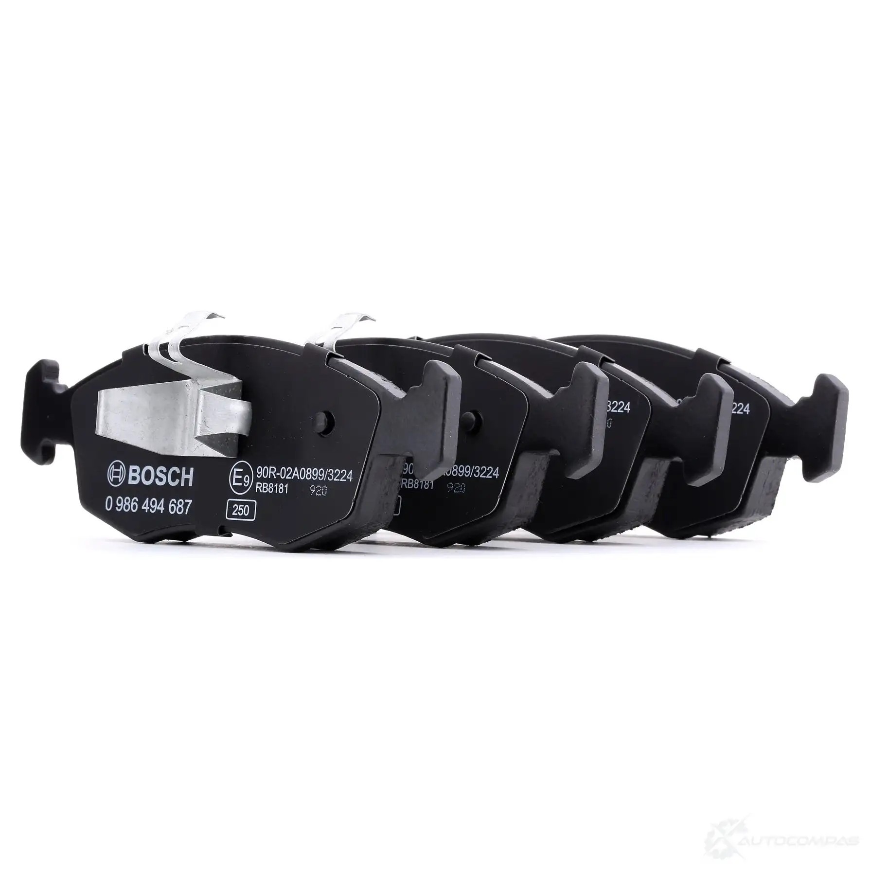 Тормозные колодки, комплект BOSCH 25323 BP1682 0986494687 342561