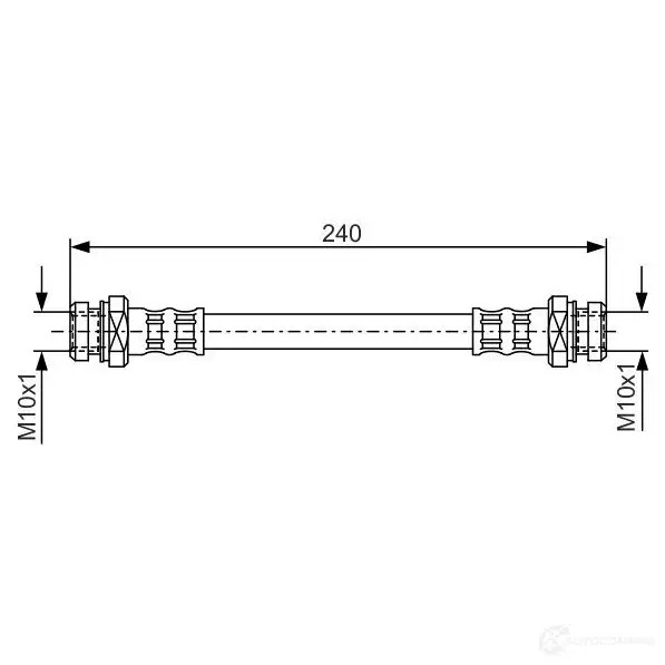 Тормозной шланг BOSCH 352851 1987476395 BH14 52 D36WWK7