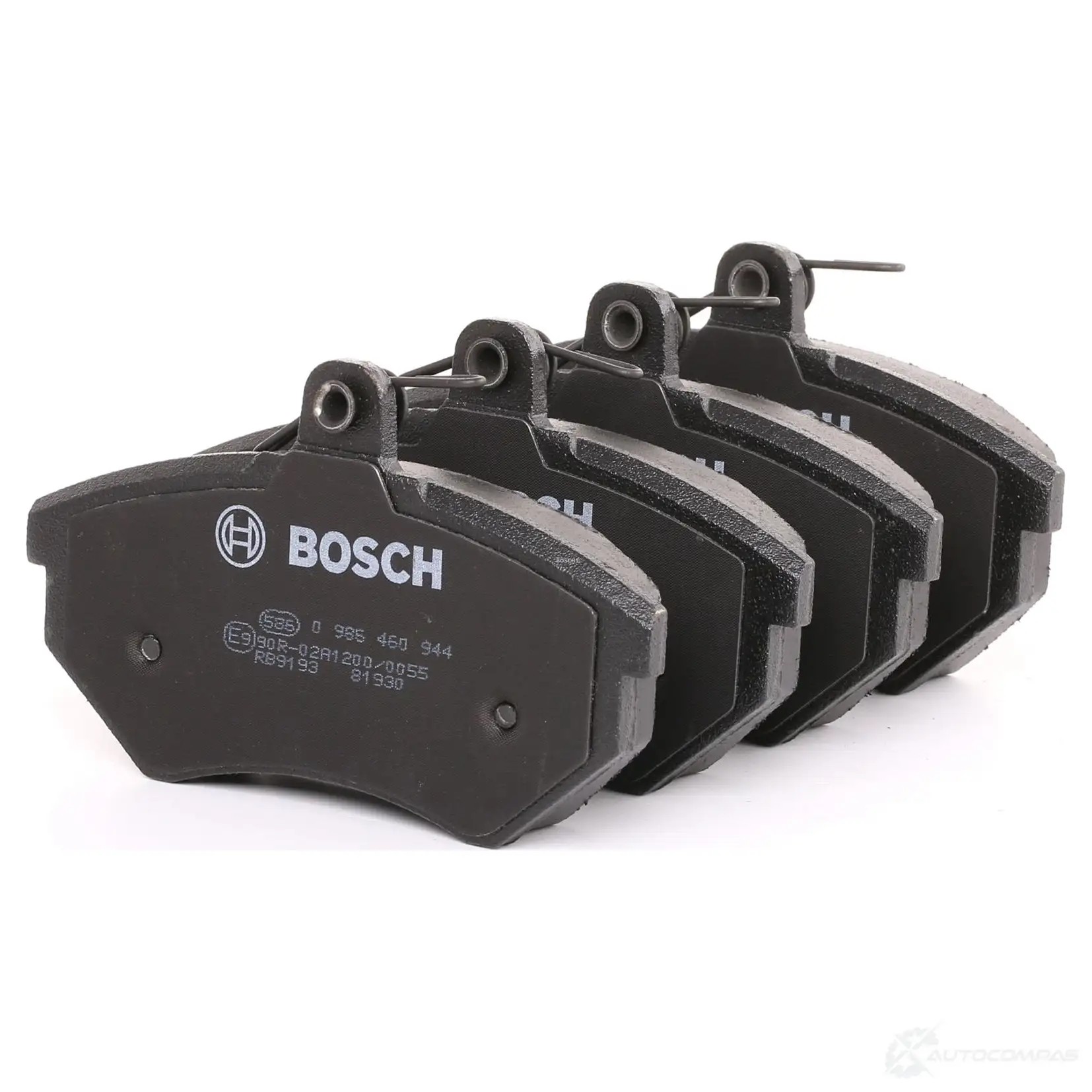 Тормозные колодки, комплект BOSCH 20168 BP-VW-F8 337715 0986460944