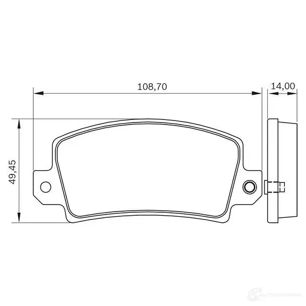 Поворотник BOSCH 1305233926 GZ6FOI MB BLINKLEUCHTE - LE 1423167545