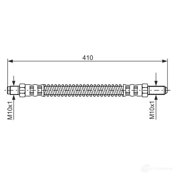 Тормозной шланг BOSCH ATOZG2 352996 BH27 9 1987476586