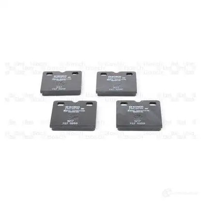 Тормозные колодки, комплект BOSCH 20610 1193484087 0986494775 BP1949