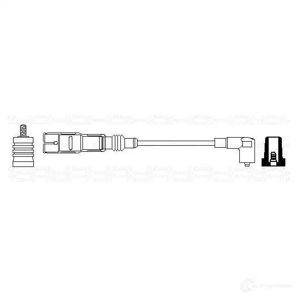 Высоковольтный провод зажигания BOSCH 0356912886 324947 81 VA E3Z6CW