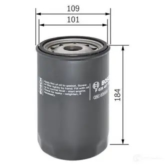 Масляный фильтр BOSCH f026407135 1437240932 HFIZK ES